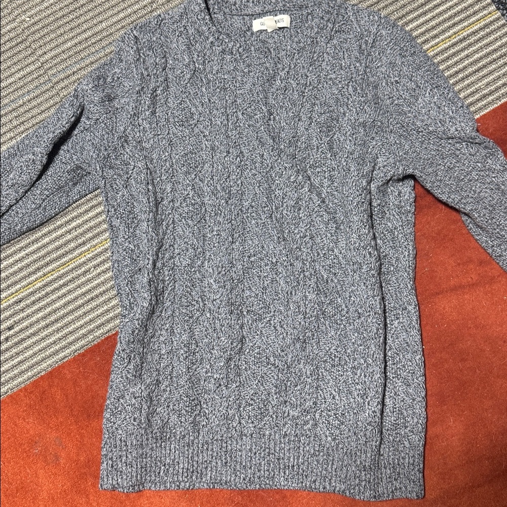 Goo Threads 🧵 Men's Heather Gray Crewneck Sweater